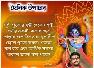 দৈনন্দিন উপাচার 8 অক্টোবর 2021