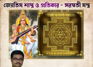 জ্যোতিষ শাস্ত্র ও প্রতিকার – সরস্বতী যন্ত্র