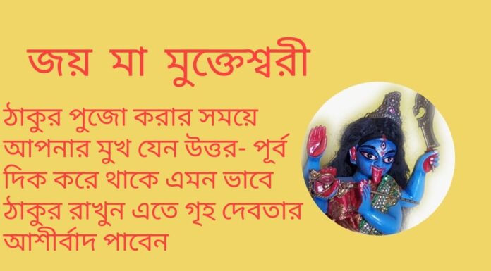দৈনিক উপাচার : 20 এপ্রিল 2022 – জয় মা মুক্তেশ্বরী