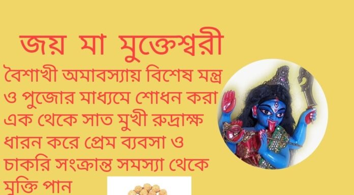 দৈনিক উপাচার : 27 এপ্রিল 2022 – জয় মা মুক্তেশ্বরী