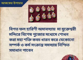দৈনিক উপাচার : 31 মে 2022 – জয় মা মুক্তেশ্বরী