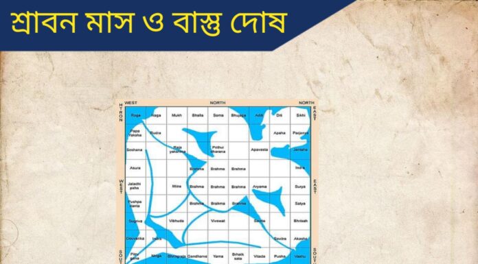 শ্রাবন মাস ও বাস্তু দোষ নিবারন