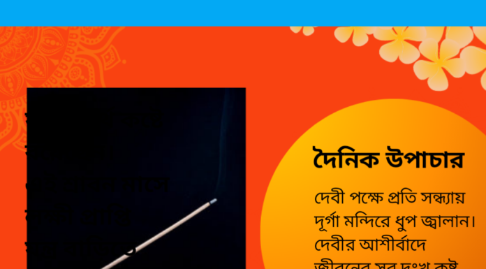দৈনিক উপাচার : ১৫ অক্টোবর ২০২৩ – জয় মা মুক্তেস্বরী