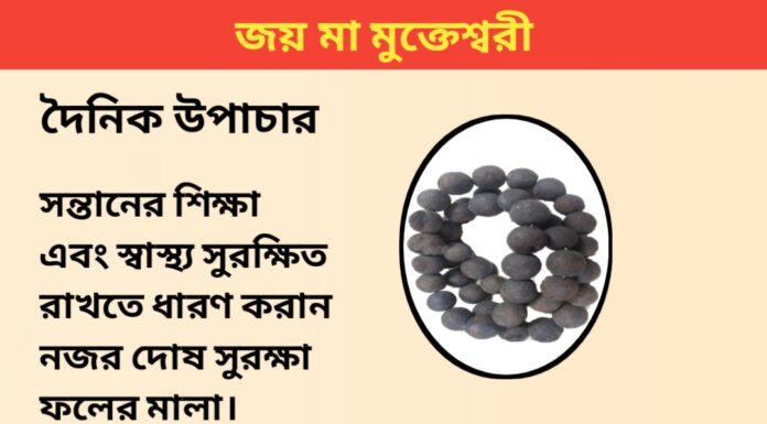 দৈনিক উপাচার : ১৮ অক্টোবর ২০২৩ – জয় মা মুক্তেস্বরী