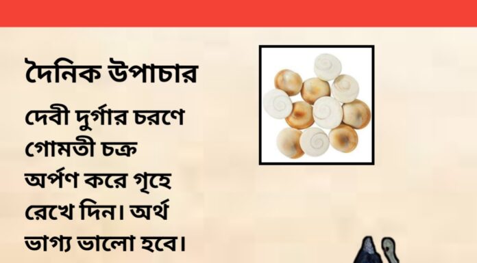 দৈনিক উপাচার : ২১ অক্টোবর ২০২৩ – জয় মা মুক্তেস্বরী