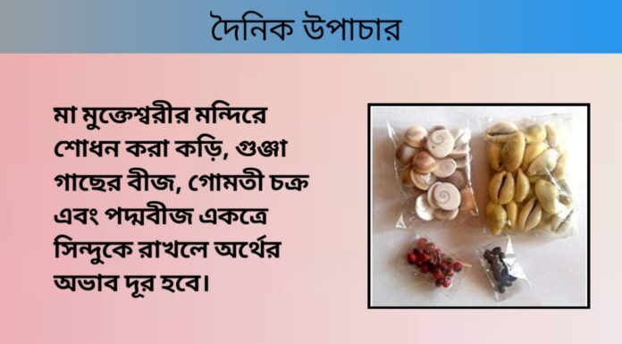 দৈনিক উপাচার : ২১ ডিসেম্বর ২০২৩ – জয় মা মুক্তেস্বরী