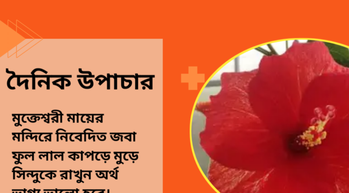 দৈনিক উপাচার : ২০ এপ্রিল ২০২৪ – জয় মা মুক্তেস্বরী