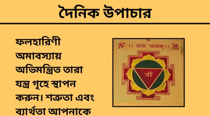 দৈনিক উপাচার : ২৯ মে ২০২৪ – জয় মা মুক্তেস্বরী