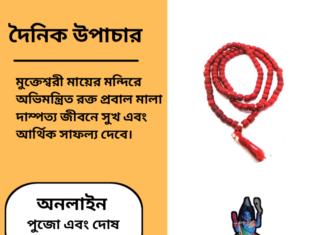 দৈনিক উপাচার : ২৬ জানুয়ারি ২০২৫ – জয় মা মুক্তেস্বরী