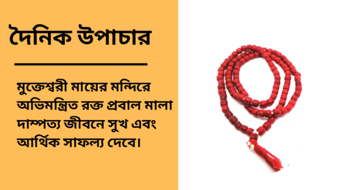 দৈনিক উপাচার : ২৬ জানুয়ারি ২০২৫ – জয় মা মুক্তেস্বরী