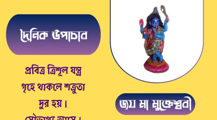 দৈনিক উপাচার : ৩০ জুন ২০২৫ – জয় মা মুক্তেশ্বরী