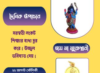 দৈনিক উপাচার : ১০ আগস্ট ২০২৫ – জয় মা মুক্তেশ্বরী