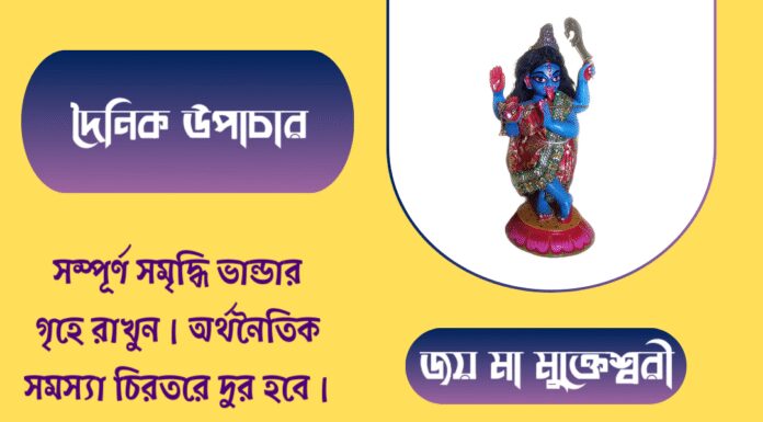 দৈনিক উপাচার : ২৫ আগস্ট ২০২৫ – জয় মা মুক্তেশ্বরী