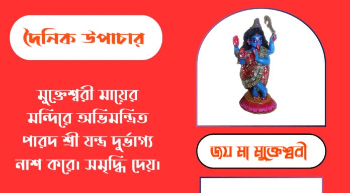 দৈনিক উপাচার : ১৪ সেপ্টেম্বর ২০২৫ – জয় মা মুক্তেশ্বরী