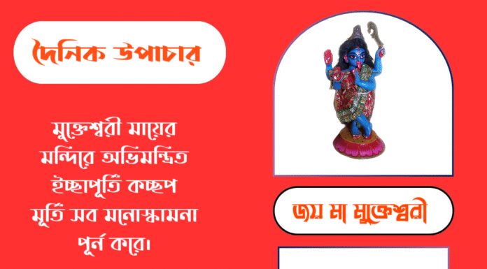 দৈনিক উপাচার : ২৭ সেপ্টেম্বর ২০২৫ – জয় মা মুক্তেশ্বরী