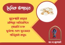 দৈনিক উপাচার : ১১ মার্চ ২০২৬ – জয় মা মুক্তেশ্বরী