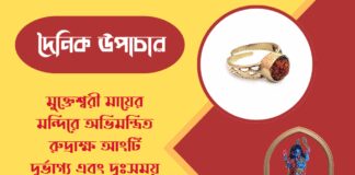 দৈনিক উপাচার : ২০ মার্চ ২০২৬ – জয় মা মুক্তেশ্বরী