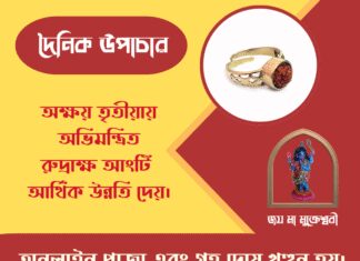 দৈনিক উপাচার : ২১ এপ্রিল ২০২৬ – জয় মা মুক্তেশ্বরী