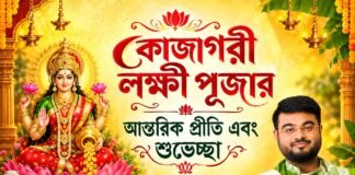 কোজাগরী লক্ষী পূজোর শুভেচ্ছা