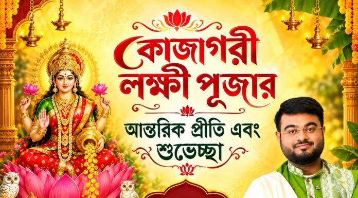 কোজাগরী লক্ষী পূজোর শুভেচ্ছা